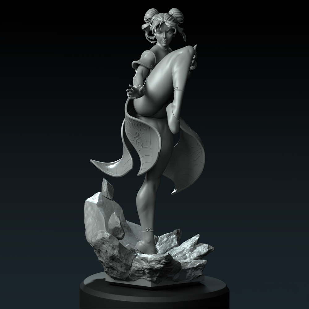 Chun Li - Sculpture