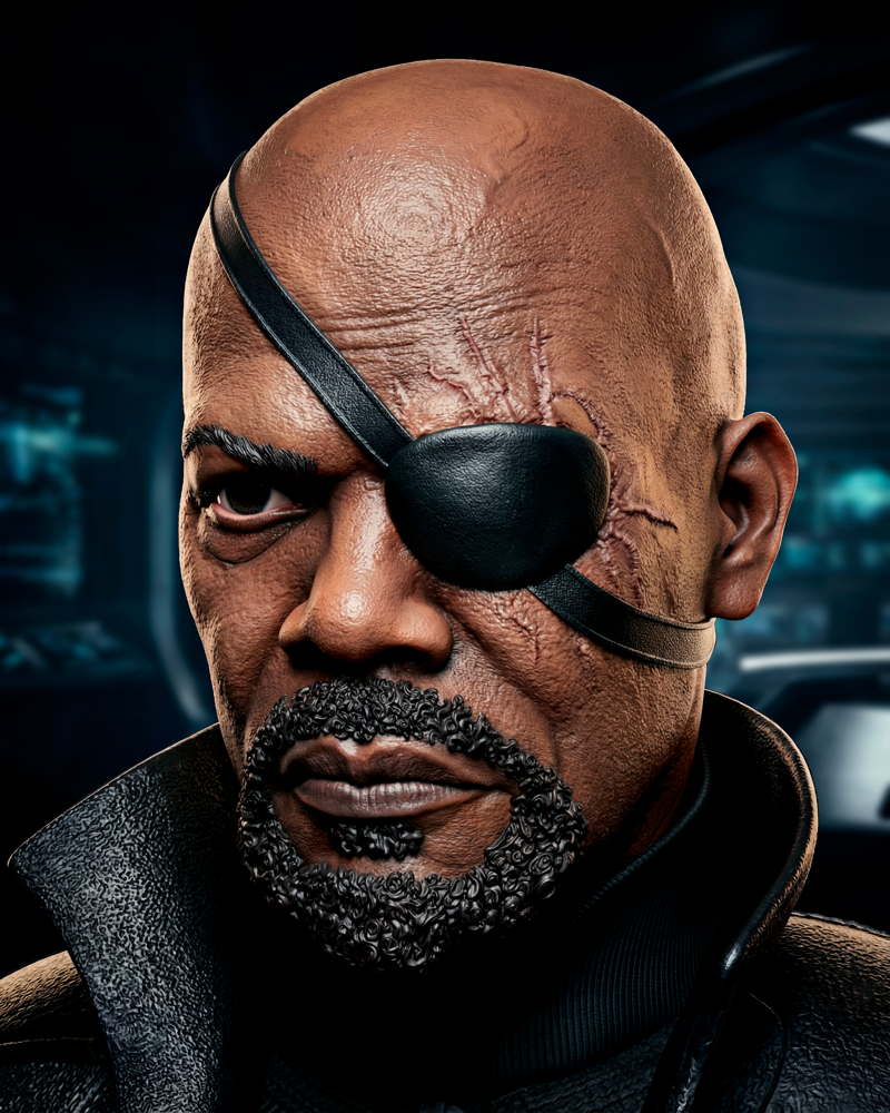 Nick Fury – Portrait Bust