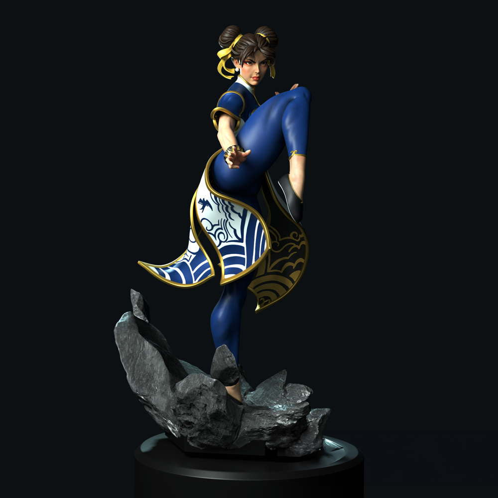 Chun Li - Sculpture