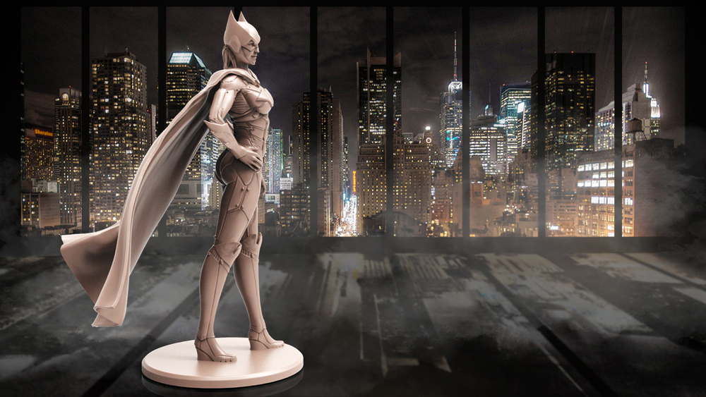 The Batgirl - Sculpture