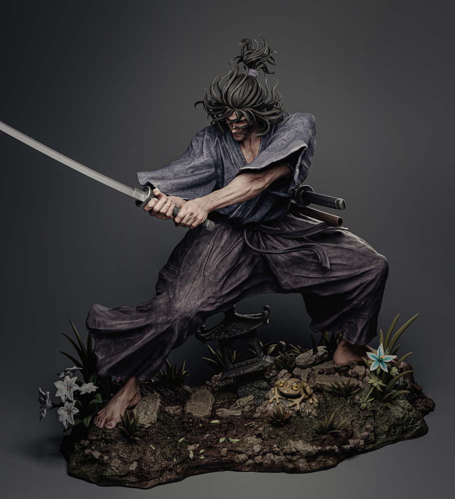 Miyamoto Musashi – Sculpture