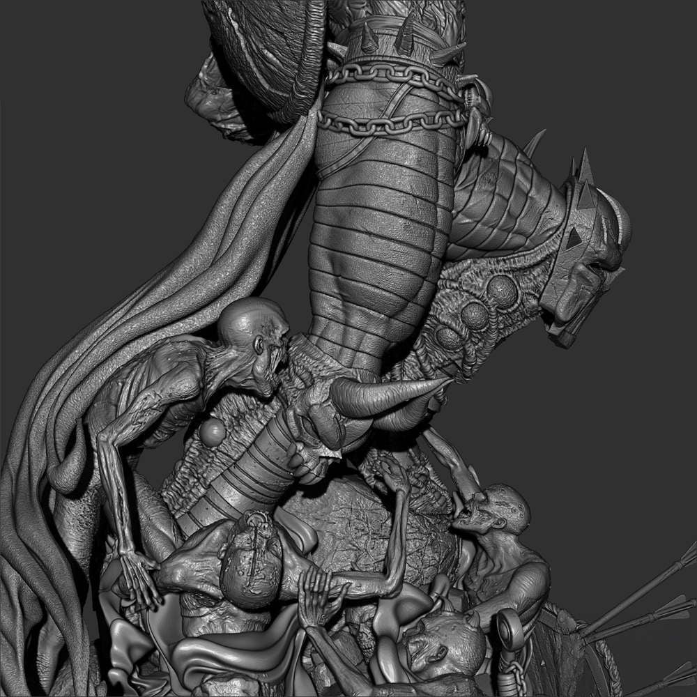 Dark Ages Spawn - Sculpture