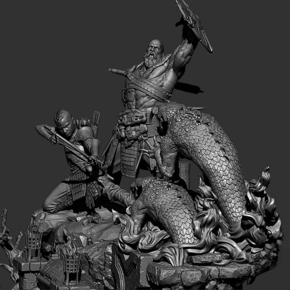 God Of War 4 - Diorama