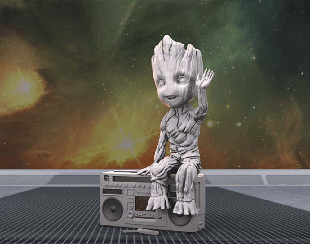 Groot Baby - Sculpture