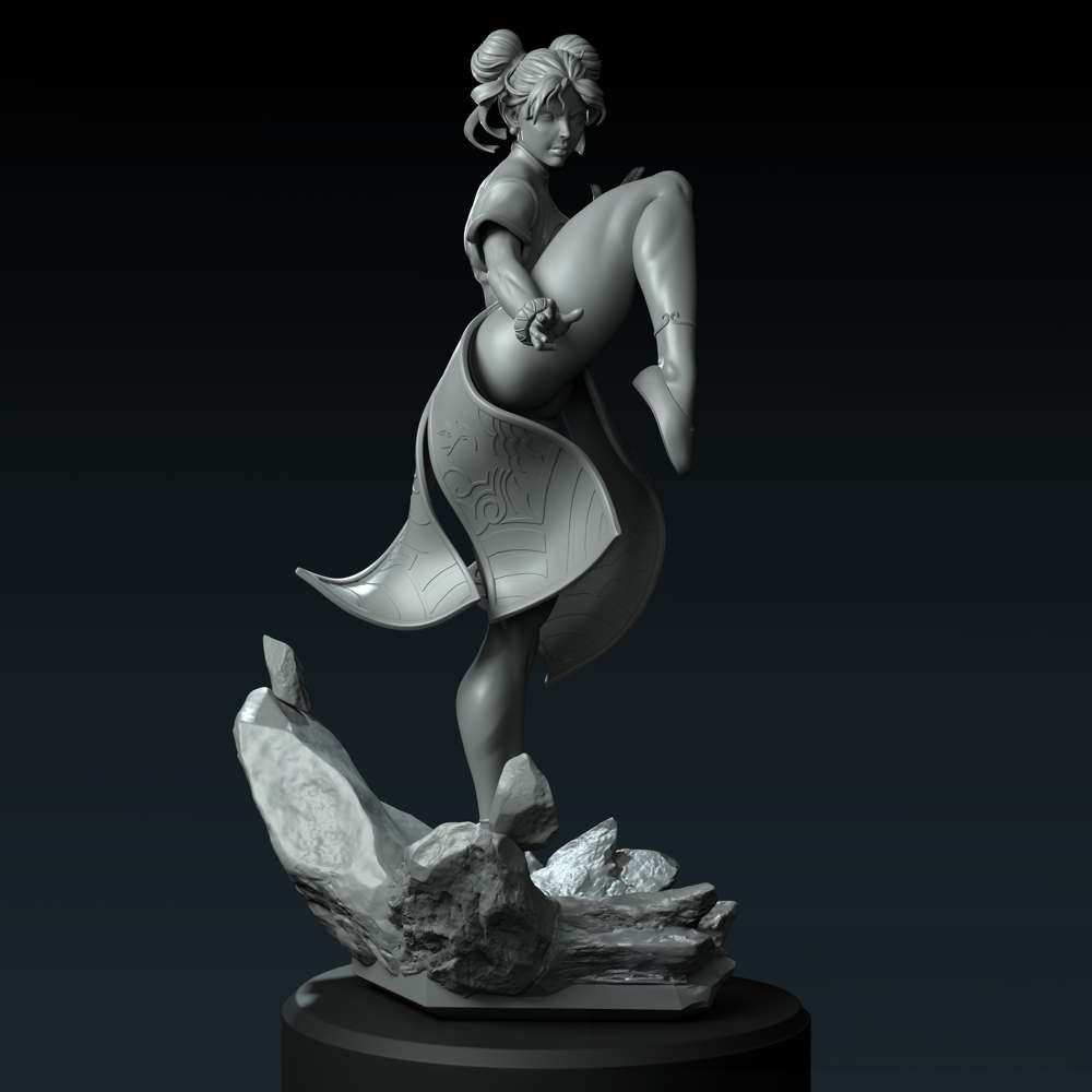 Chun Li - Sculpture