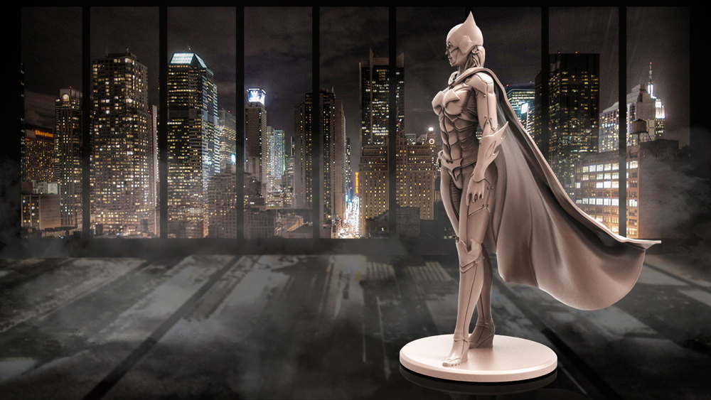The Batgirl - Sculpture