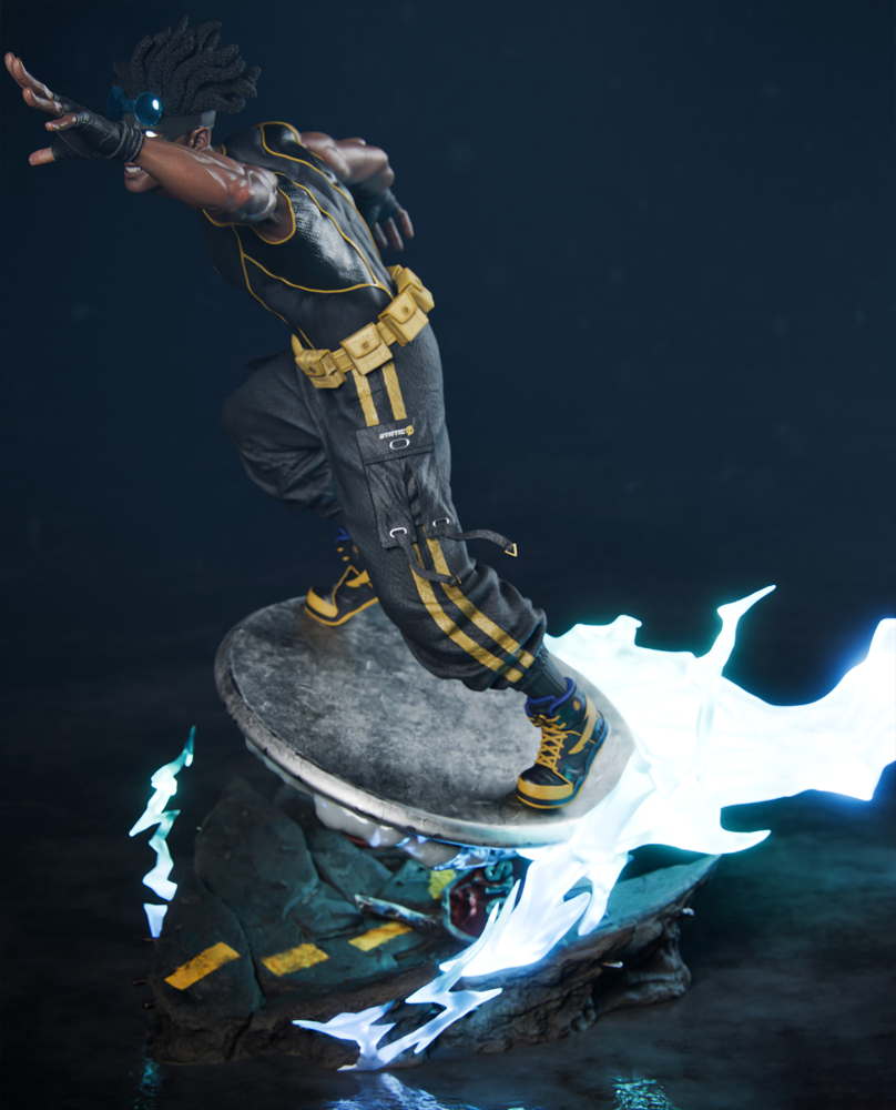 Static Shock – Sculpture