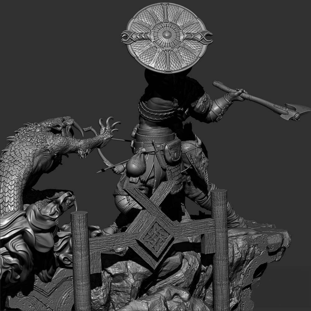 God Of War 4 - Diorama