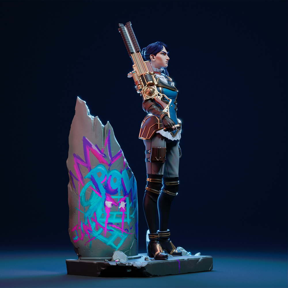 League of Legends - Caitlyn - Sculpture