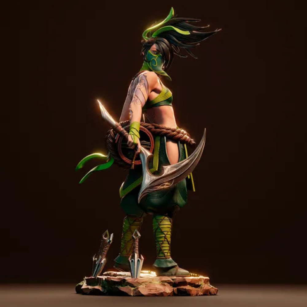 Akali - League of Legends - Sculpture