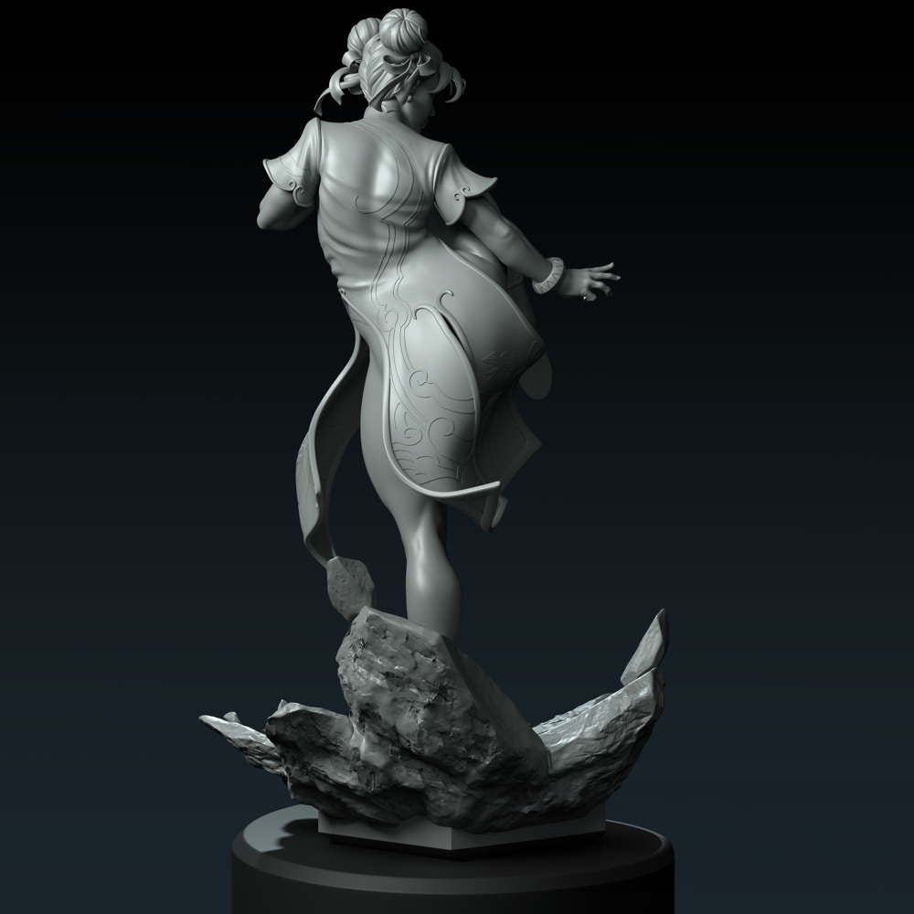 Chun Li - Sculpture