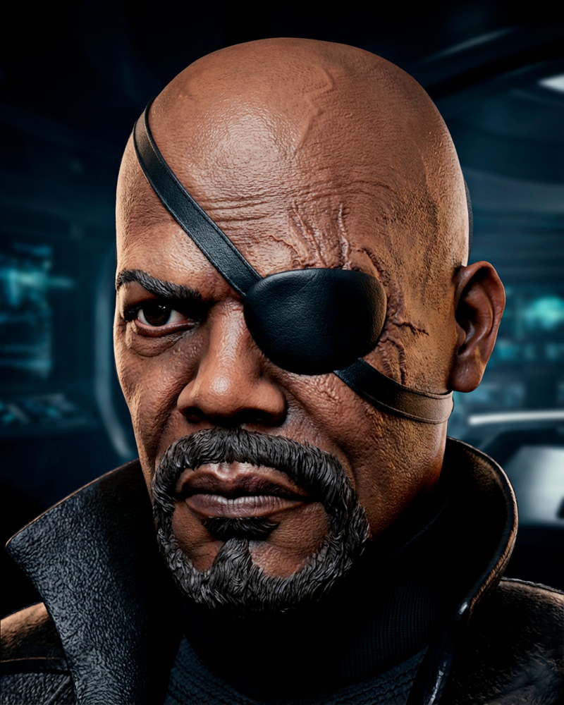 Nick Fury – Portrait Bust