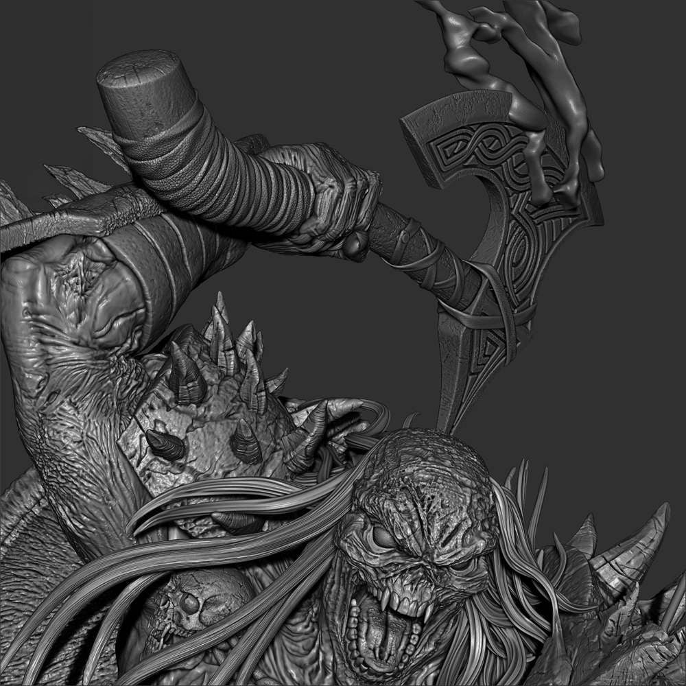 Dark Ages Spawn - Sculpture