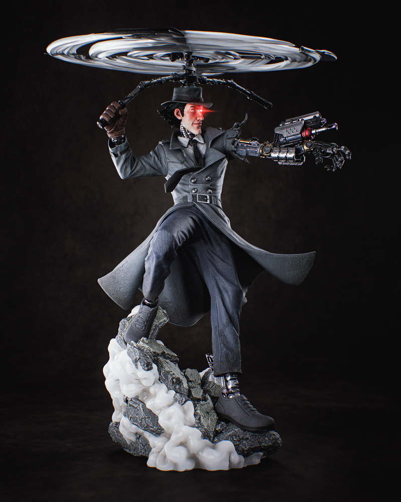 Inspecteur Gadget – Sculpture