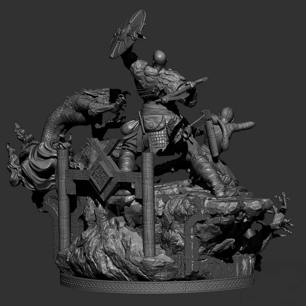 God Of War 4 - Diorama
