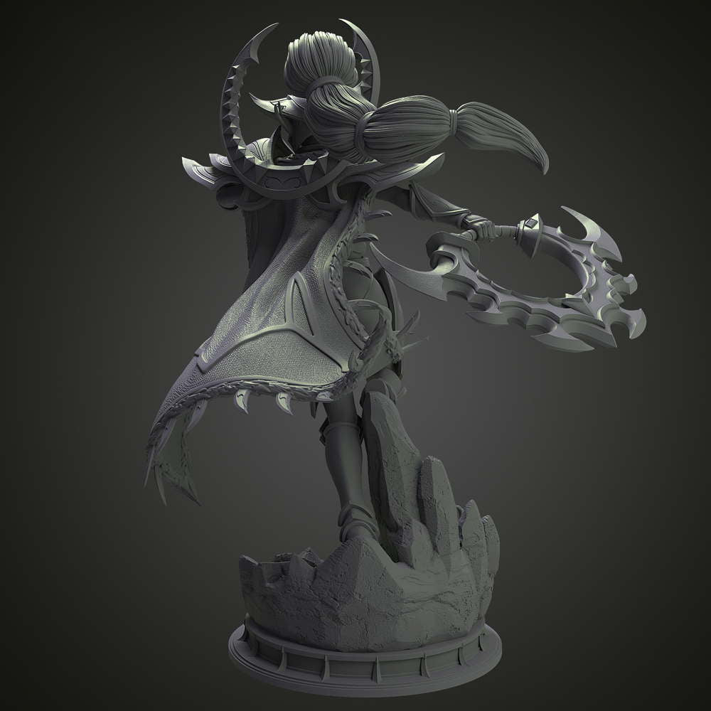 Maiev Shadowsong - Sculpture