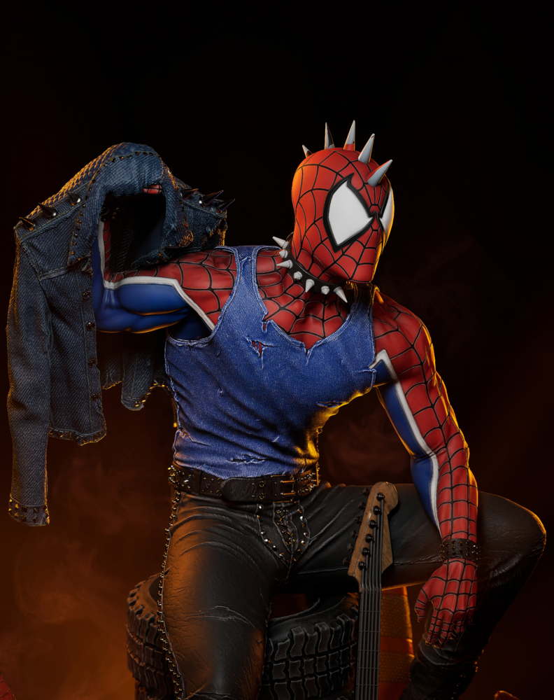 Spider-Punk – Sculpture