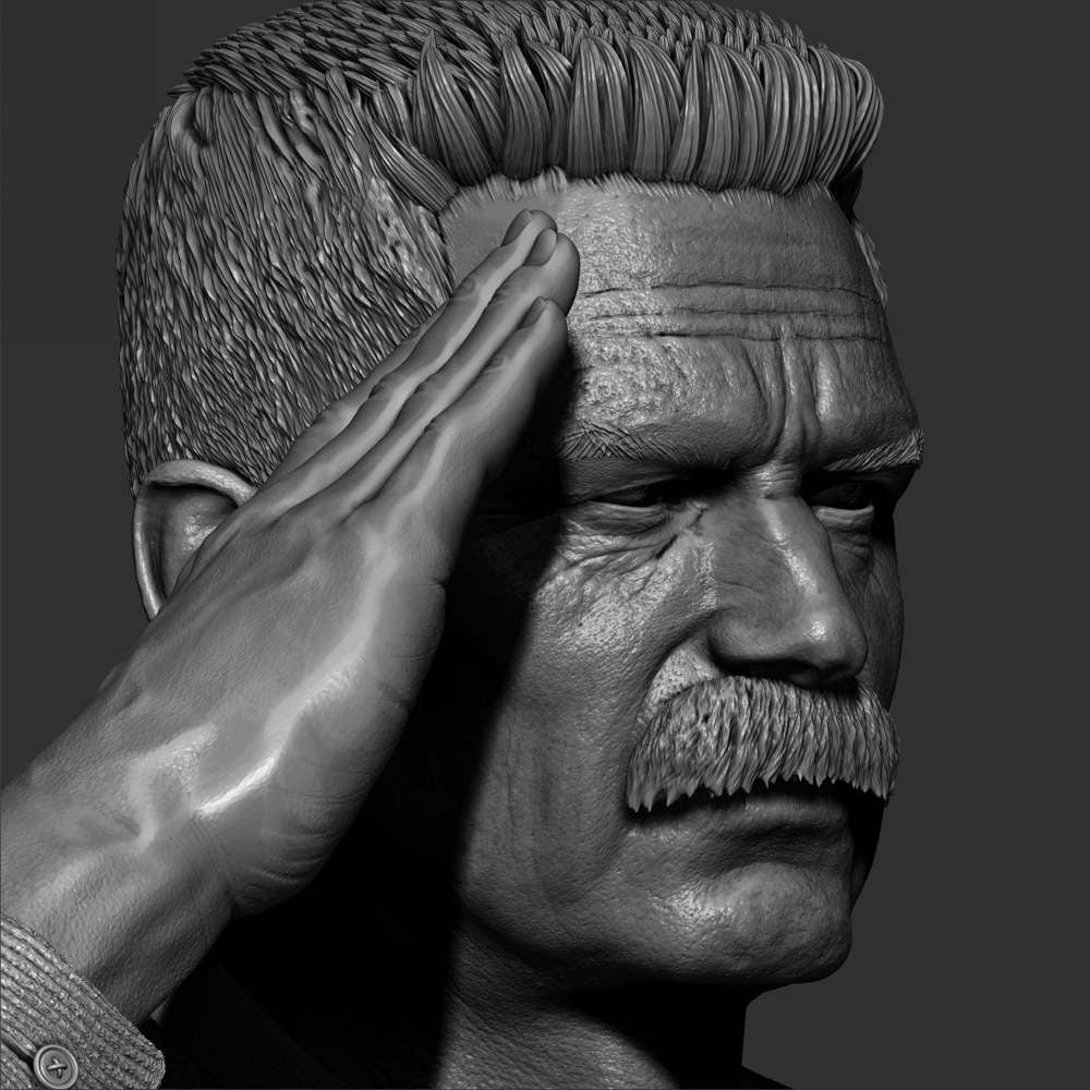 General Thaddeus Ross - Sculpture