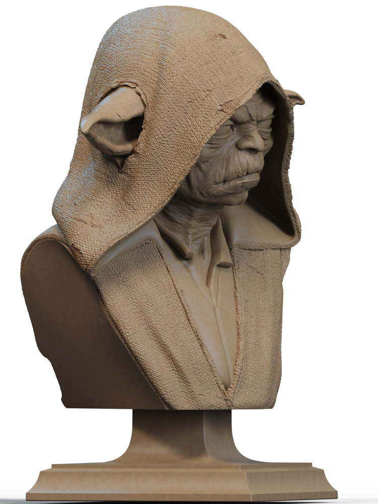 Dark Yoda – Sculpture