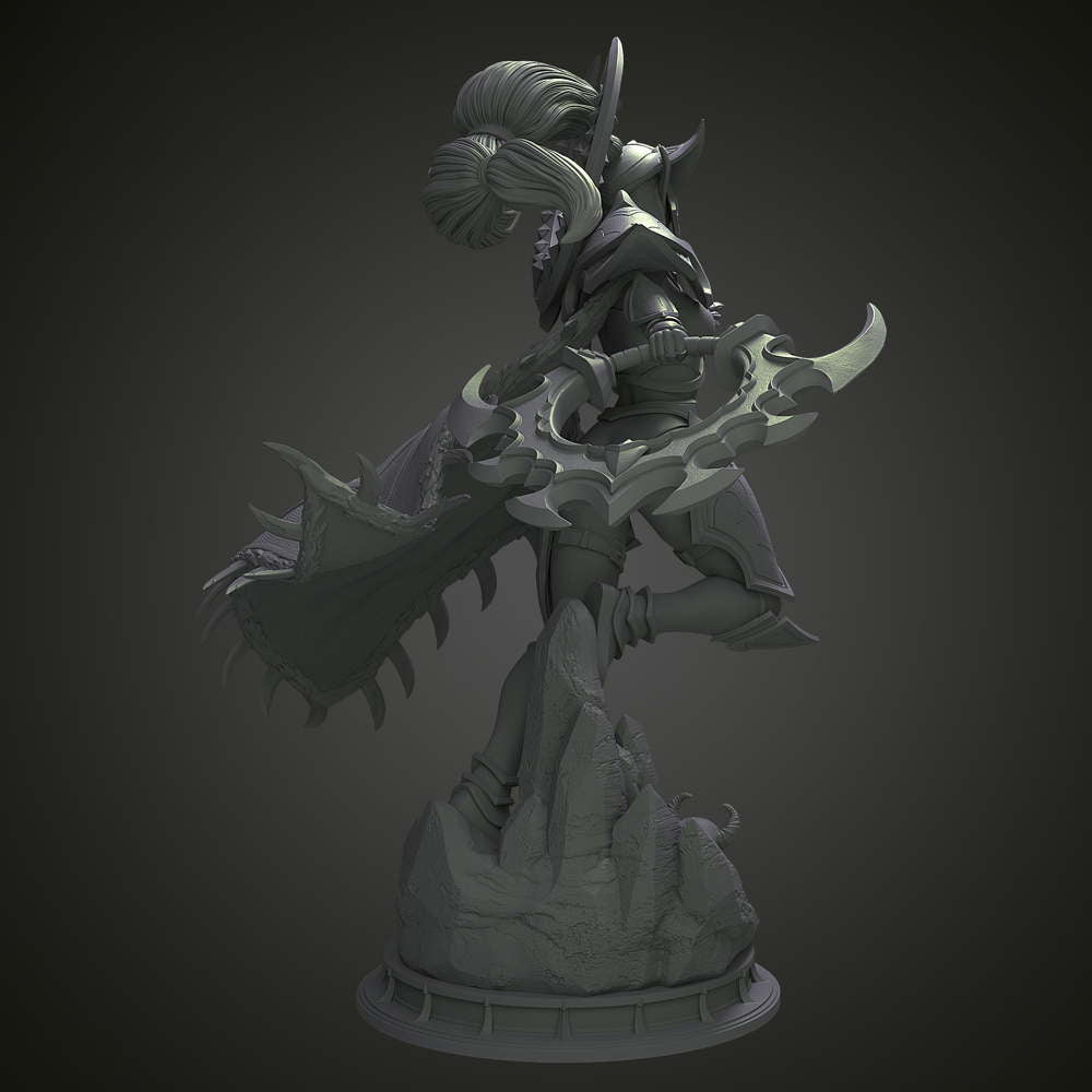 Maiev Shadowsong - Sculpture