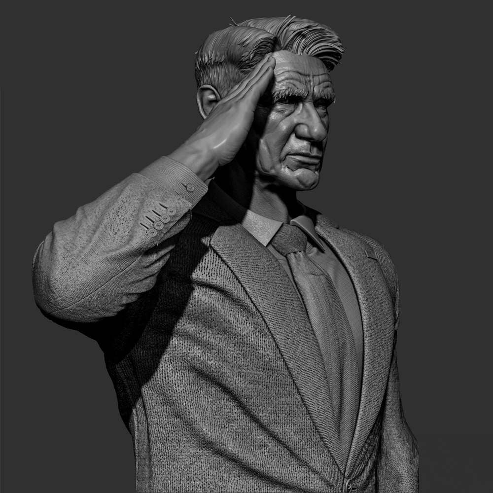 General Thaddeus Ross - Sculpture