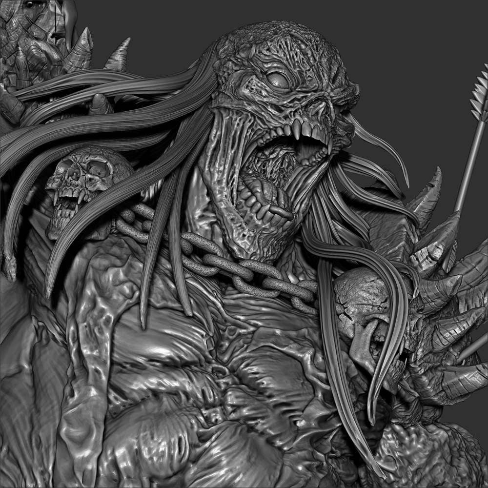Dark Ages Spawn - Sculpture