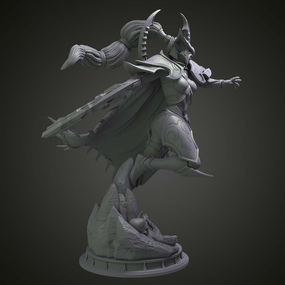 Maiev Shadowsong - Sculpture