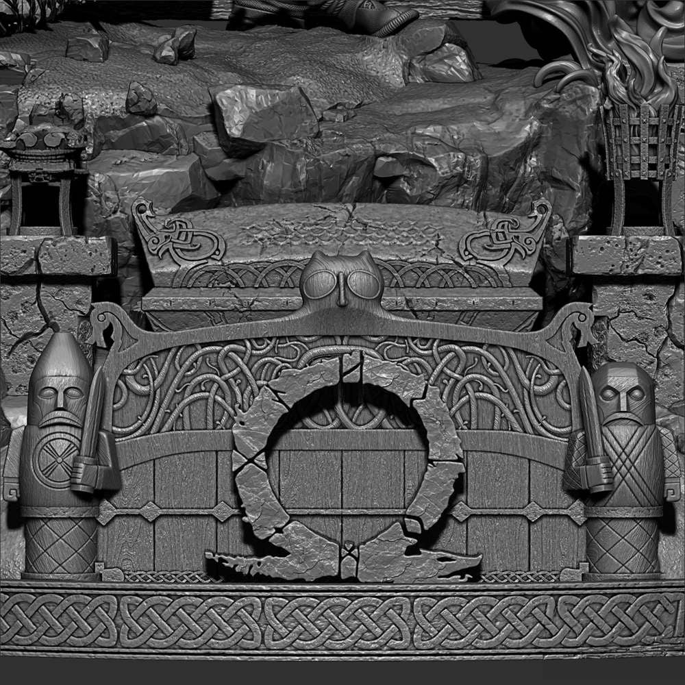 God Of War 4 - Diorama