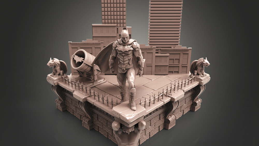 Batman and Catwoman #2 - Diorama