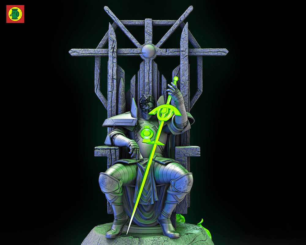 Green Lantern - (Alan Scott) - Sculpture