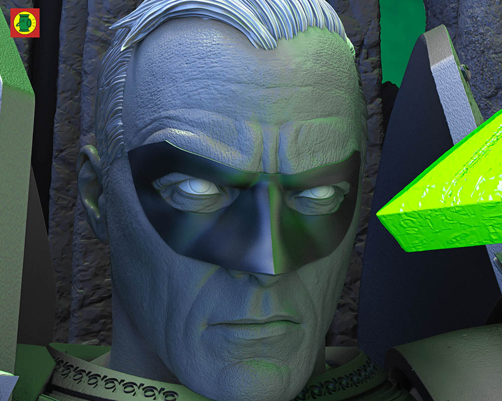 Green Lantern - (Alan Scott) - Sculpture