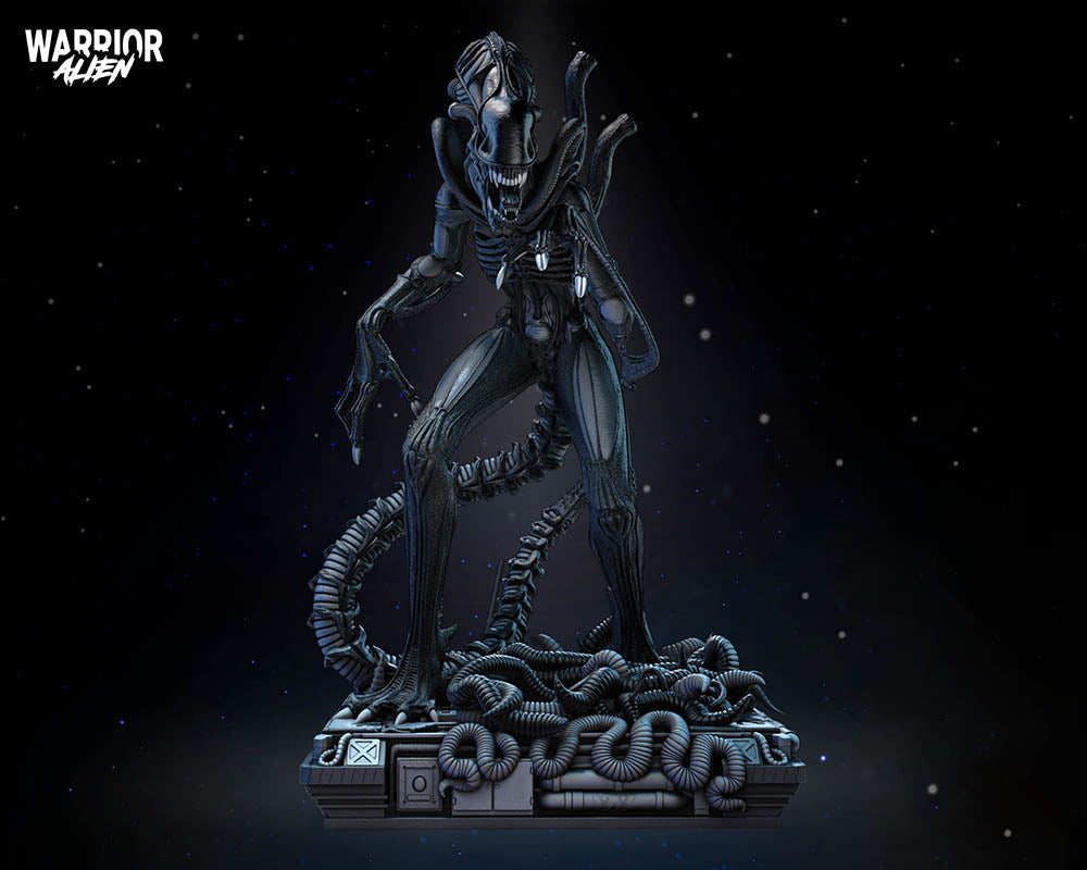 Alien Warrior - Sculpture