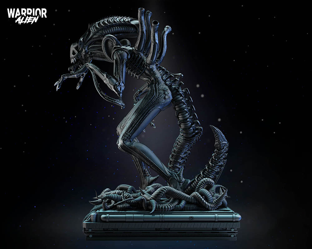 Alien Warrior - Sculpture