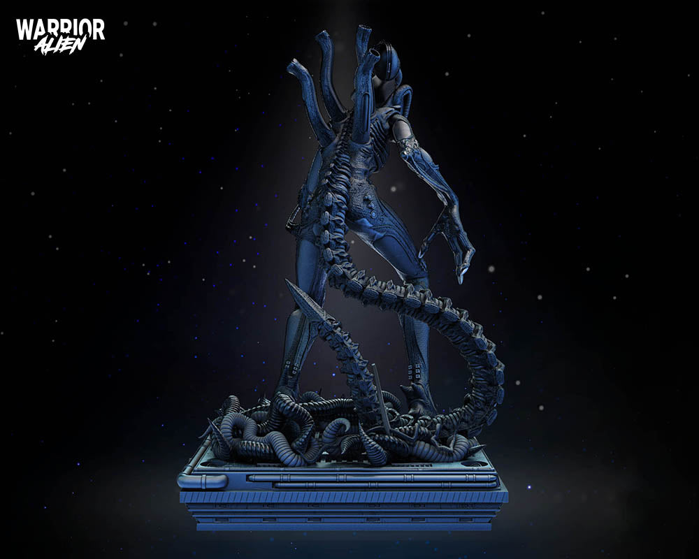 Alien Warrior - Sculpture