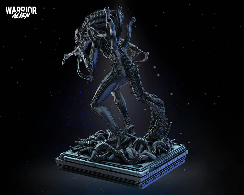 Alien Warrior - Sculpture