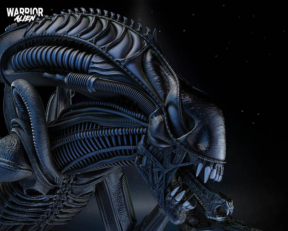 Alien Warrior - Sculpture