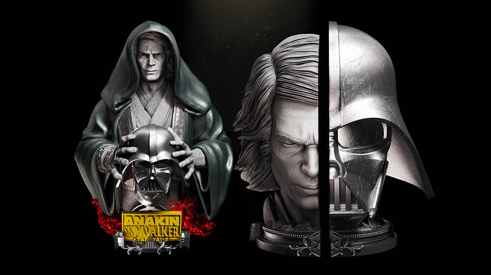 Anakin Skywalker and Vader - Book Holder