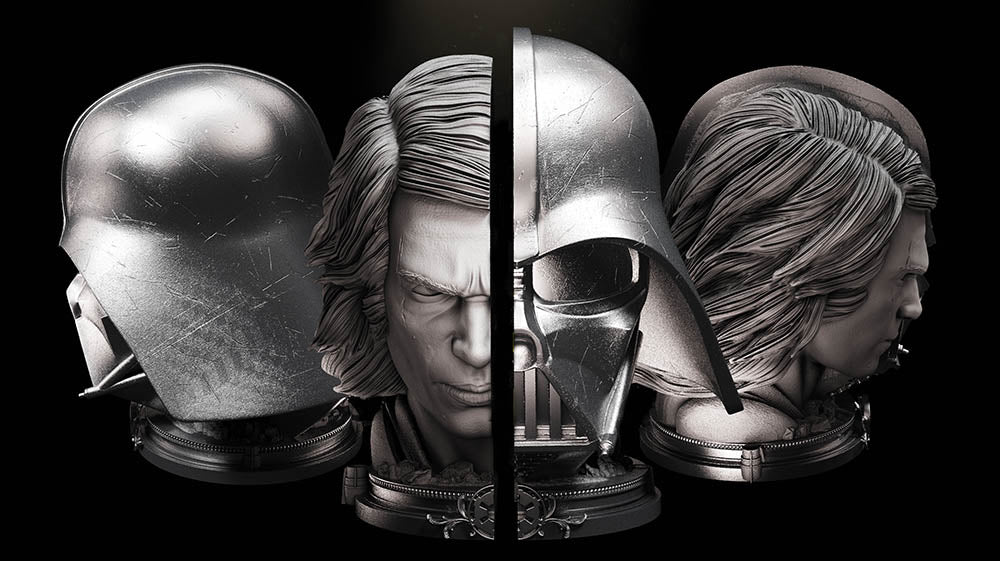 Anakin Skywalker and Vader - Book Holder