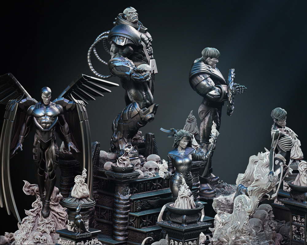 Apocalypse and Horseman - Diorama