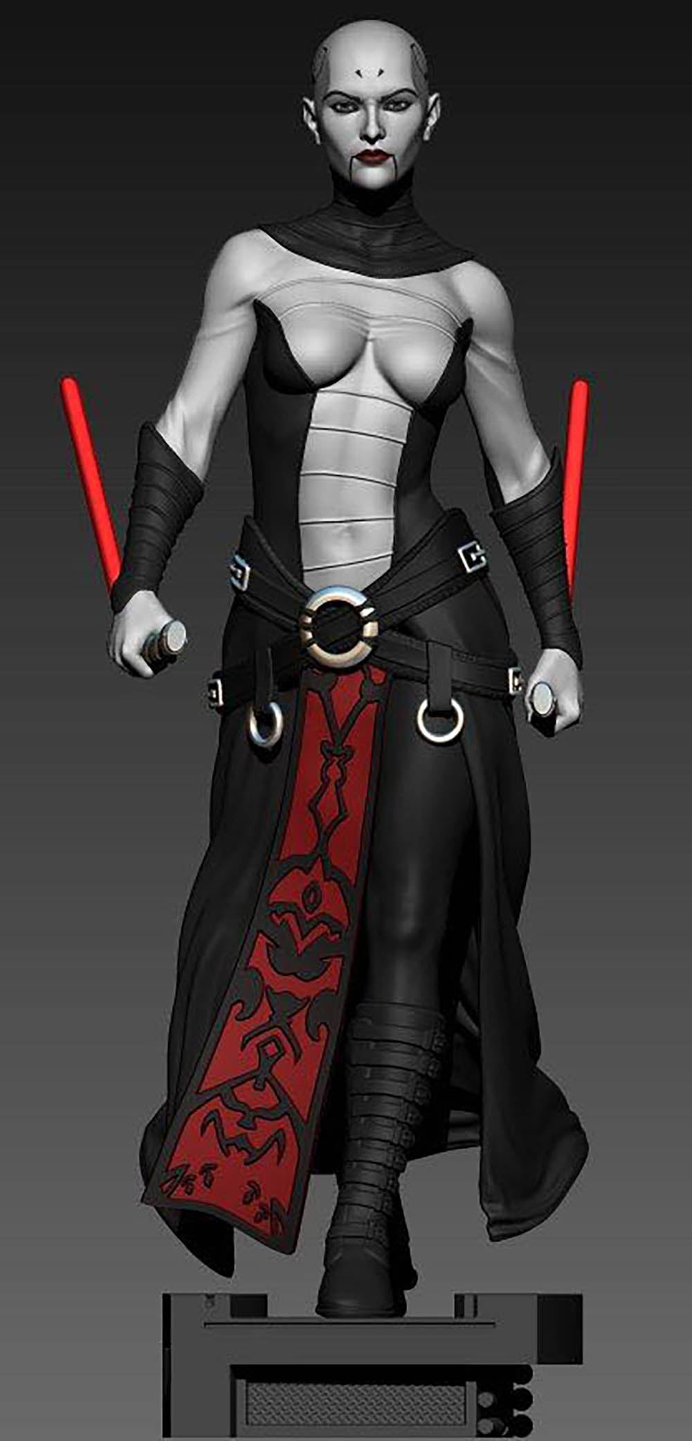 Asaj Ventress - Sculptture