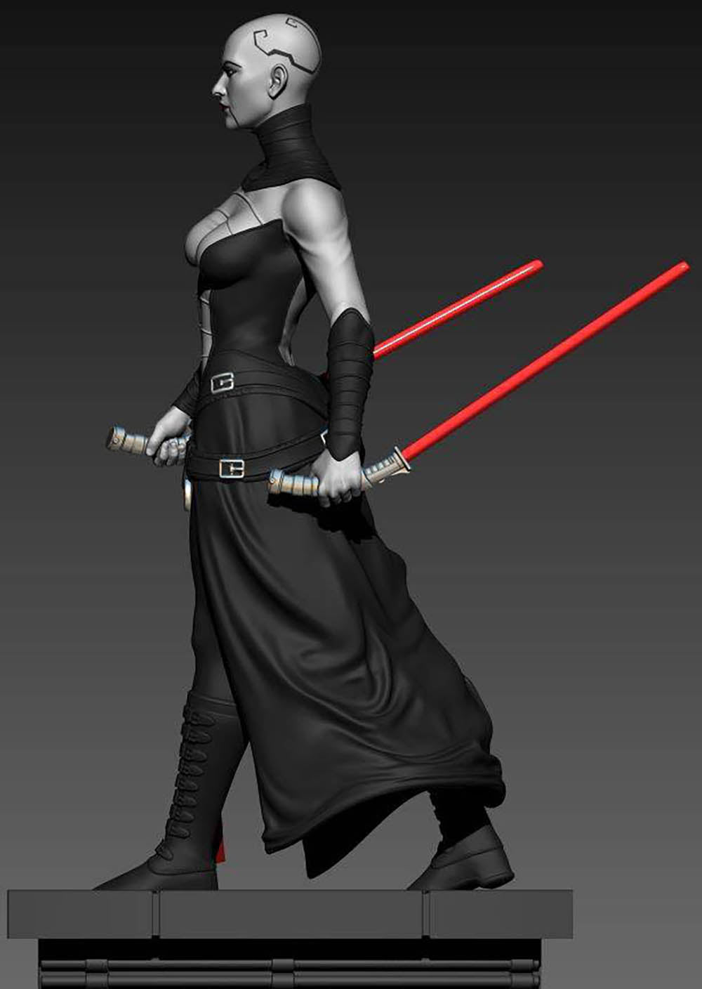 Asaj Ventress - Sculptture