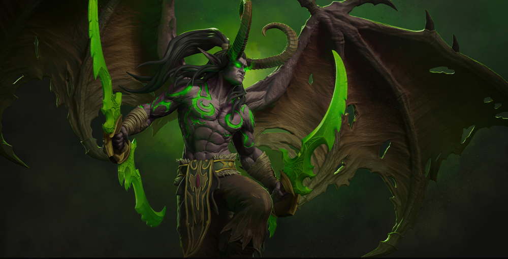 Illidan Stormrage - World of Warcraft - Sculpture