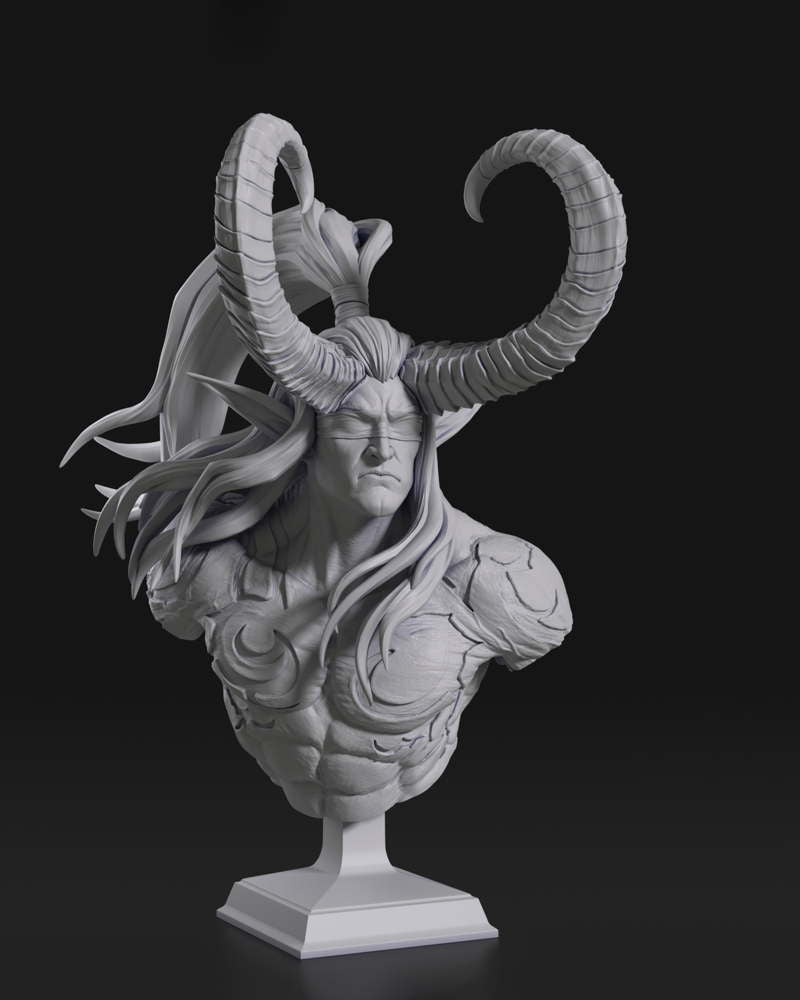 Illidan Stormrage - World of Warcraft - Sculpture