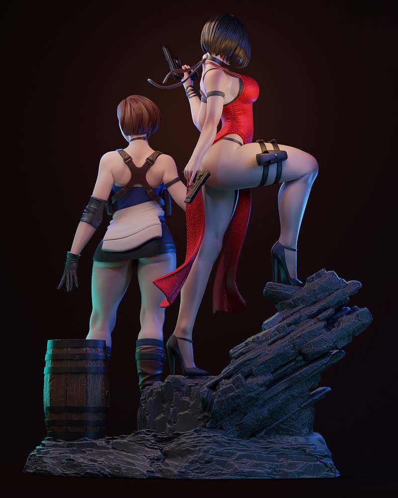 Ada Wong & Jill Valentine – Diorama