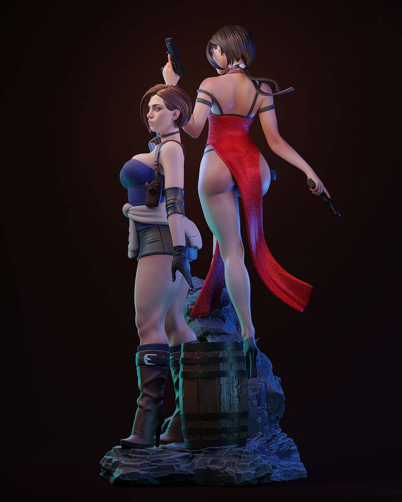 Ada Wong & Jill Valentine – Diorama