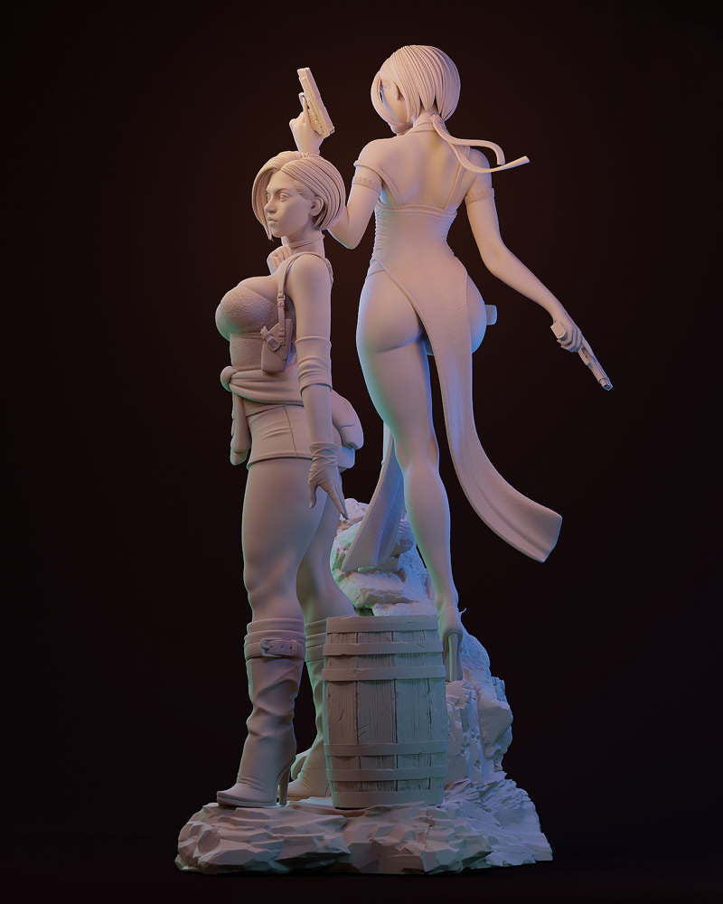 Ada Wong & Jill Valentine – Diorama