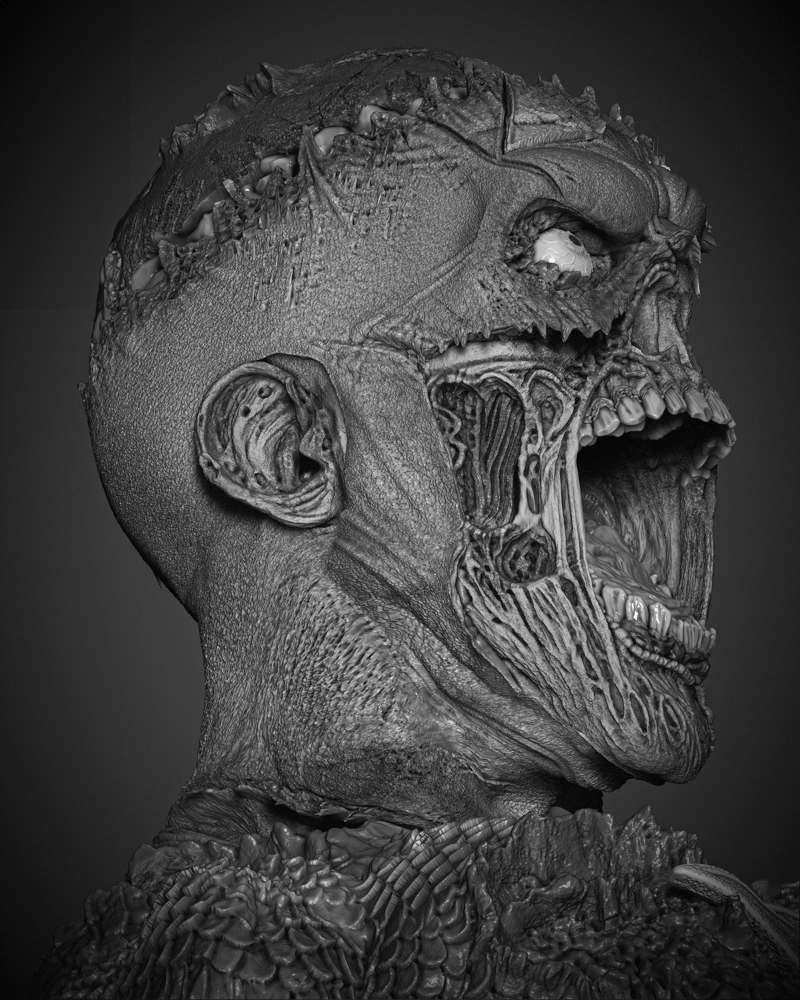 Captain America Zombie - Portrait Bust