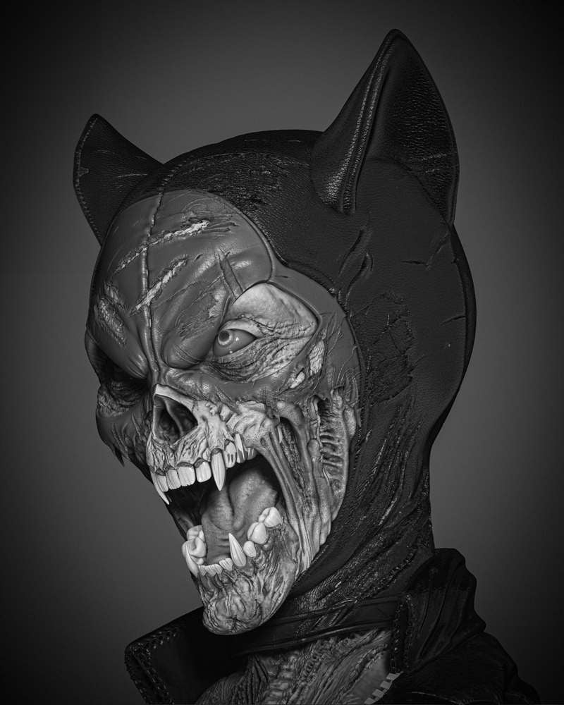 Catwoman Zombie - Bust