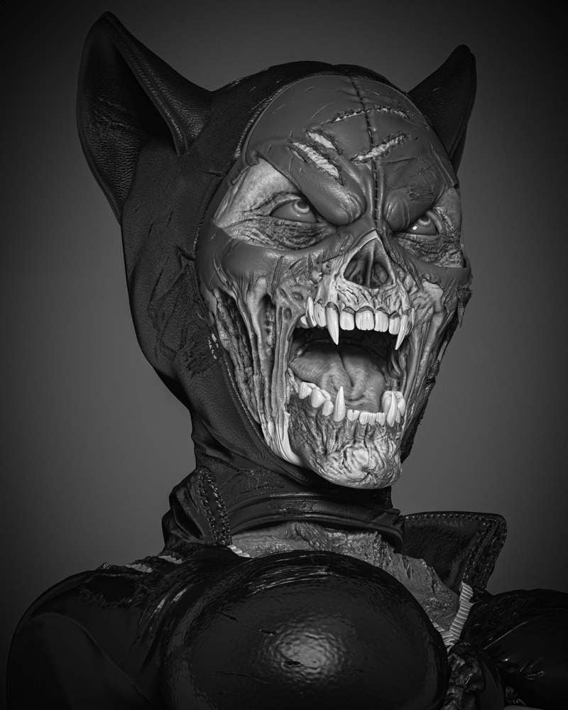 Catwoman Zombie - Bust