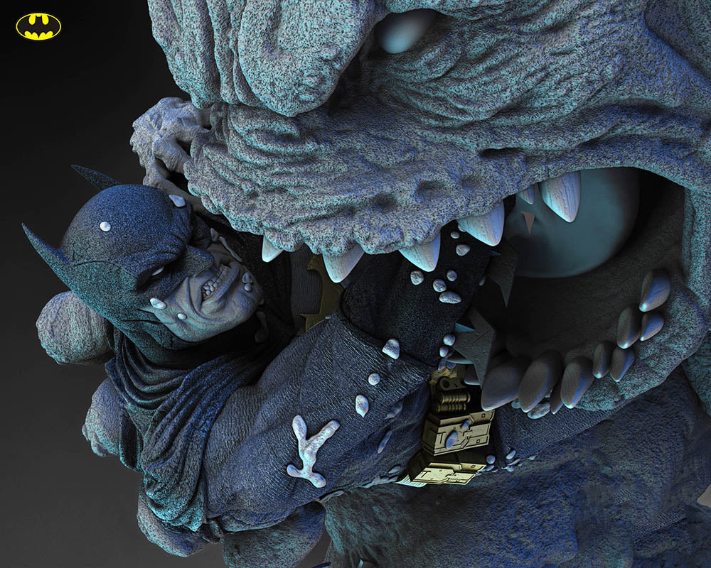 Clayface vs Batman - Diorama